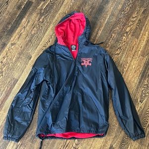 Thrasher quarter zip windbreaker hoodie